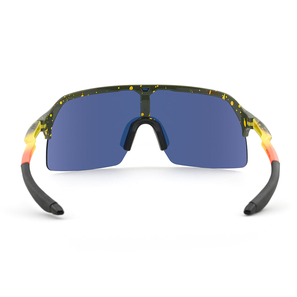 A photo looking at the back of Fats Brook Trout sunglasses.
