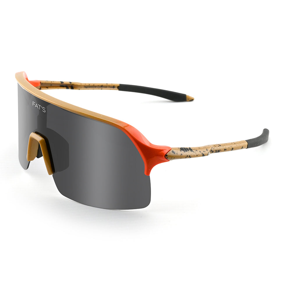 Fats Yellowstone Cutthroat Trout sunglasses with a black replacement lens.