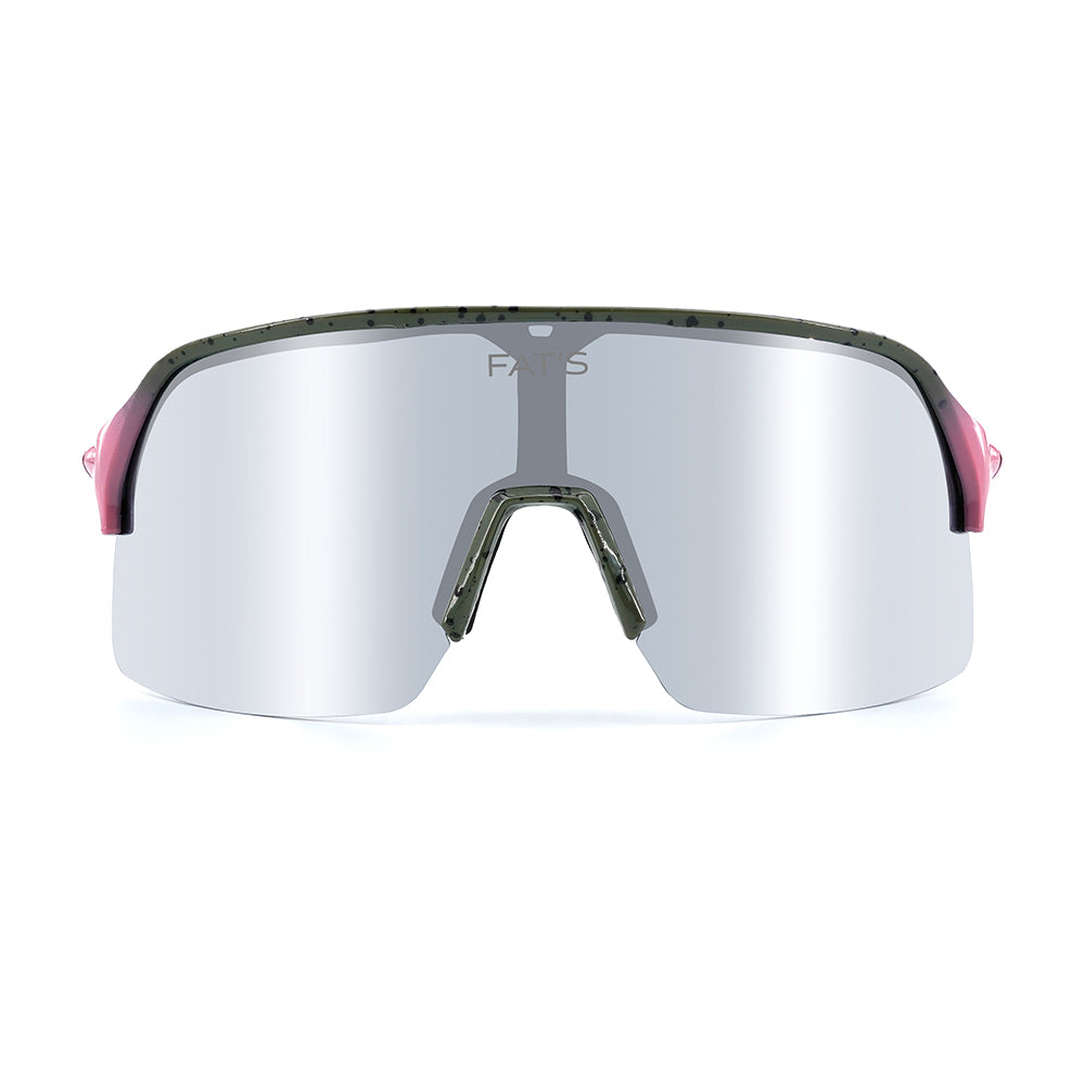 front view of fat's rainbow trout sunglasses