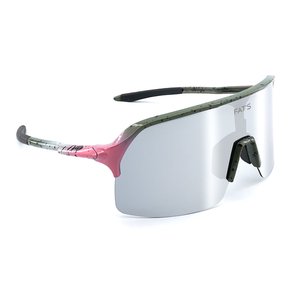view of the high left side of fat's rainbow trout sunglasses