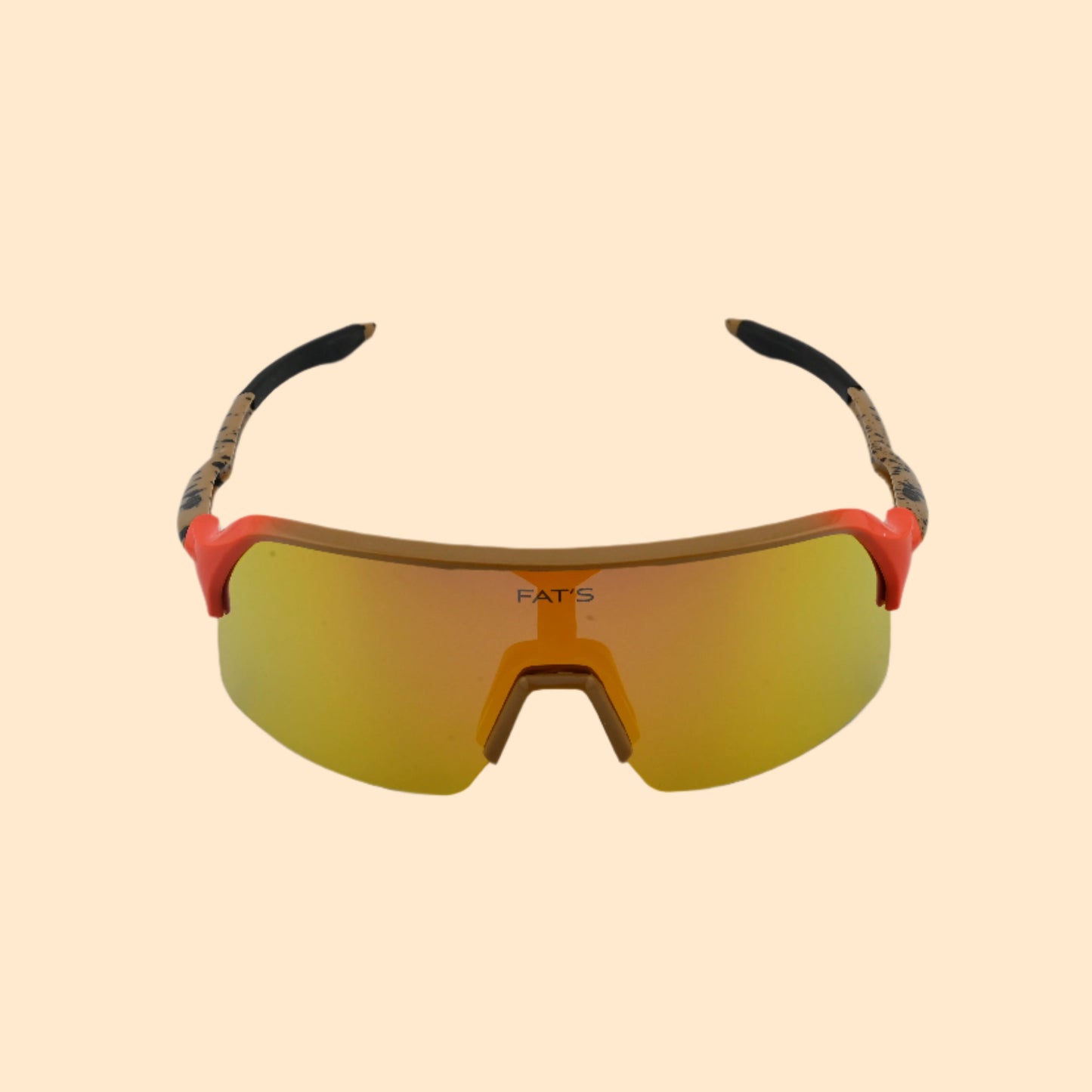 Front view of Fat's Yellowstone Cutthroat Trout Sunglasses