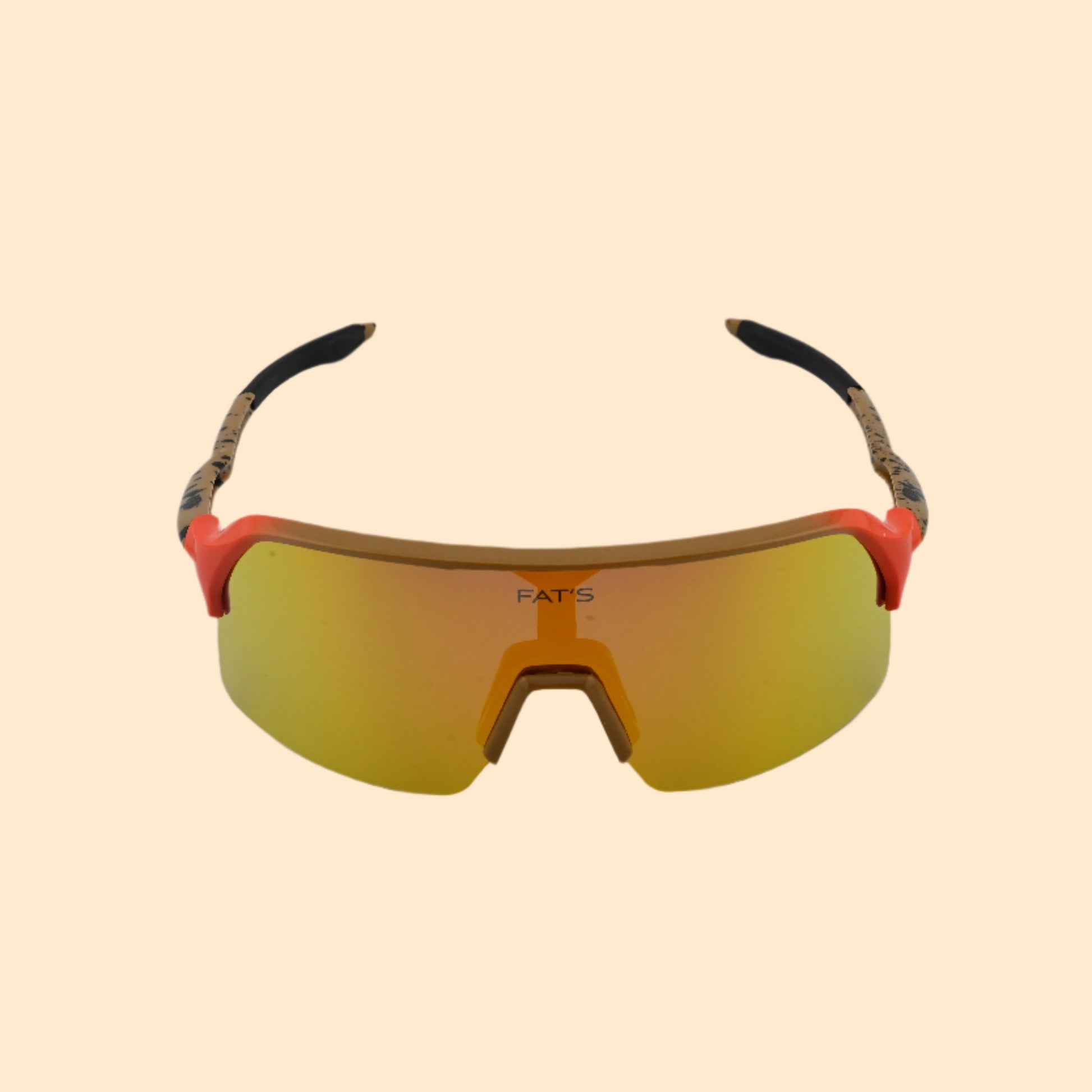 Front view of Fat's Yellowstone Cutthroat Trout Sunglasses