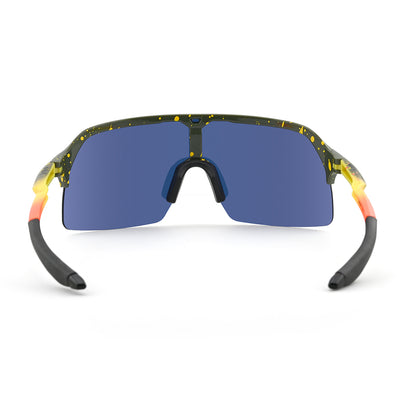 A photo looking at the back of Fats Brook Trout sunglasses.