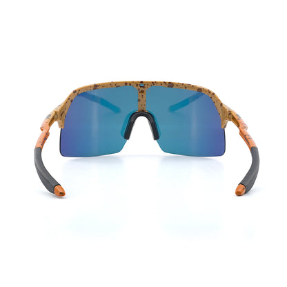 A photo looking at the back of Fats Brown Trout sunglasses.