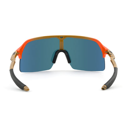 A photo looking at the back of Fats Yellowstone Cutthroat Trout sunglasses.