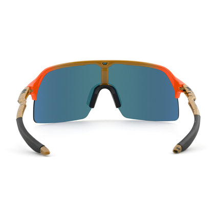 A photo looking at the back of Fats Yellowstone Cutthroat Trout sunglasses.