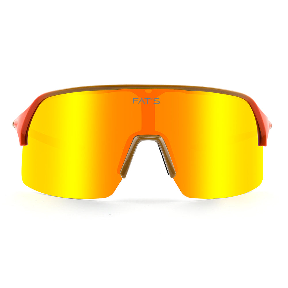 A photo of the front of Fats Yellowstone Cutthroat Trout sunglasses.